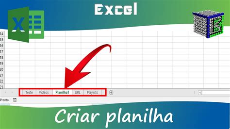 Como Criar Planilha No Excel YouTube