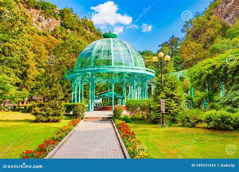 Mineral Water Spring Borjomi Central Park Stock Image Image Of