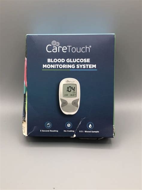 Care Touch Diabetes Testing Kit Care Touch Blood Glucosemeter Test