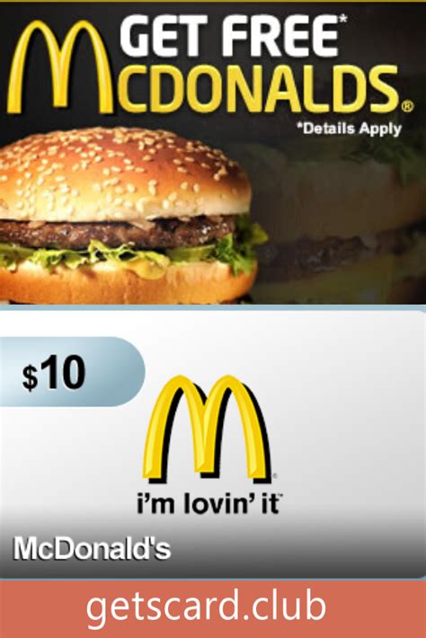 Visit the company website www.mcdonalds.com or live chat for more information. Get free $10 #mcdonalds #giftcard giveaway. in 2020 | Free mcdonalds, Mcdonalds gift card, Mcdonalds