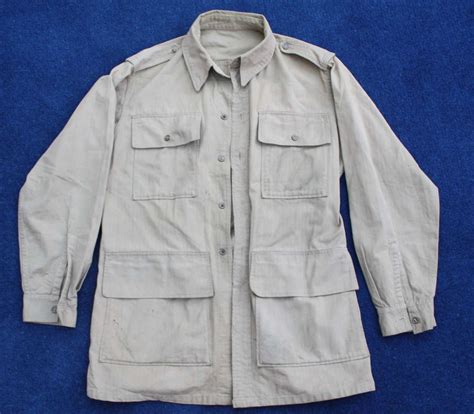 Ww2 British Herringbone Khaki Drill Bush Jacket Tunic
