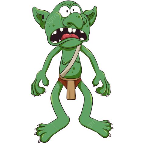 Frightening Png Image Frightened Goblin Cartoon Goblin Shock Cartoon Png Image For Free Download