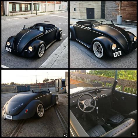 Matte Black Vw Roadster From A 61 Beetle Deluxe Credit Danni Koldal