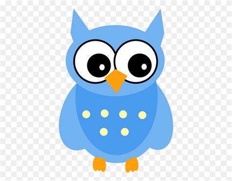 Cute Cartoon Owls Blue Owl Clip Art Yeti Clipart Stunning Free