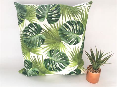 Free returns ✓ free shipping on orders $49+ ✓. Palm Print Cushion Cover, Tropical Leaf Cushion, Throw ...