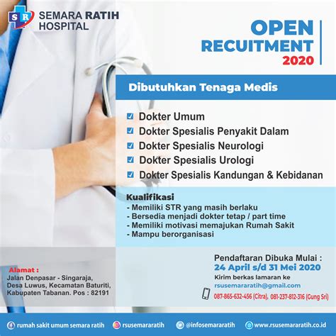 Maybe you would like to learn more about one of these? Info Loker Tenaga Dokter Spesialis di RSU. Semara Ratih ...