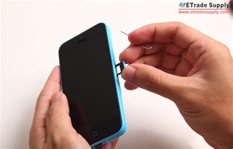 Once the tray is removed, you can easily pop the sim card free from its seat and insert a new one. How to Disassemble the iPhone 5C for Screen/Parts Repair