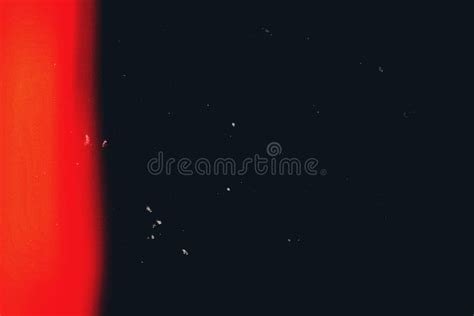 Film Strip Texture With Scratch And Grain Background With Red Light