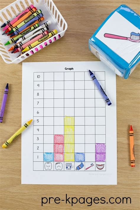 Comes with free printables, too! Dental Health Math Activities for Preschool - Pre-K Pages