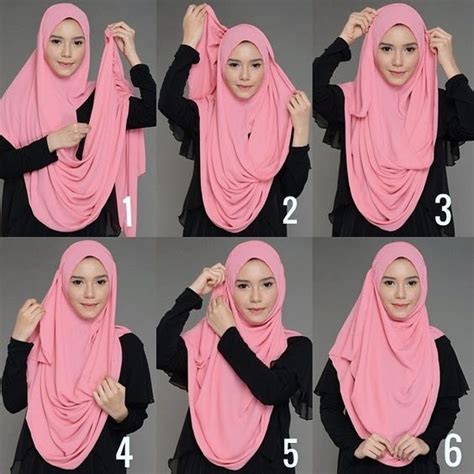 cara pakai tudung bawal terkini 2017 pashmina simple tutorial hijab pashmina simple pashmina