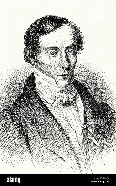 Agustín Fresnel 1788 1827 Físico Francés Ilustración Antigua El
