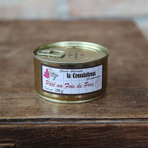 Pâté foie de porc 190g Le Coustelous