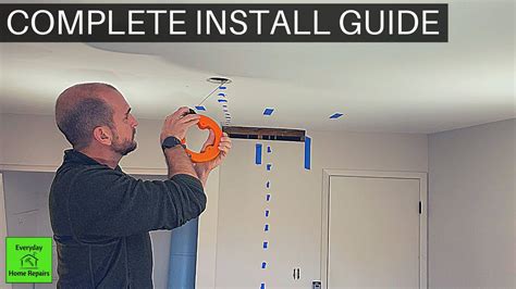 How To Install Ceiling Light Without Existing Wiring Youtube