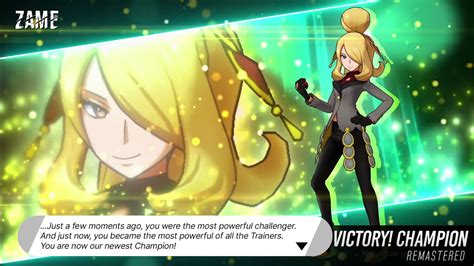 Victory Champion Cynthia Remastered Pokémon Brilliant Diamond