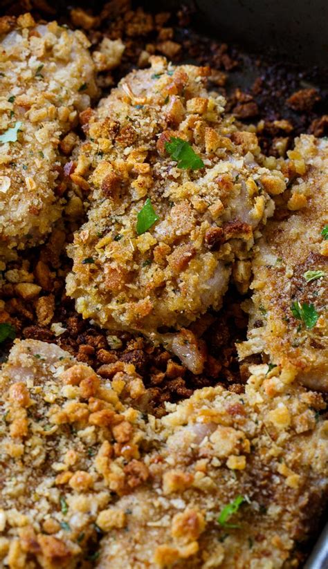 One of my favorite pork chop recipes! Stuffing Coated Pork Chops | Recipe | Baked pork chops, Baked pork, Breaded pork chops