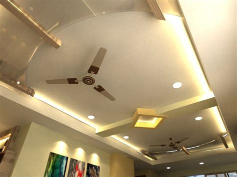 The pop design for hall ceiling can be a decor in the room if you form a complex hanging structure. Pop Ceiling Design For Hall With 2 Fans - Wallpaperall ...