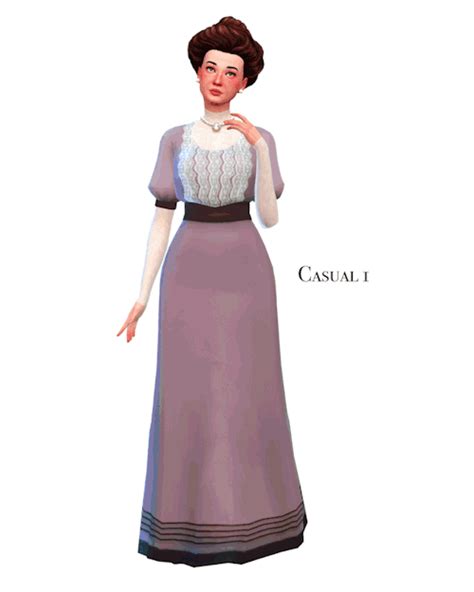 Old Dresses Guest Dresses Hairstyles 1900 Sims 4 Decades Challenge