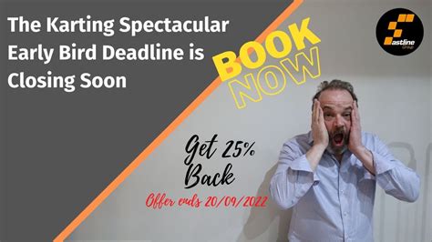 You Don't Want To Miss This Deadline - YouTube