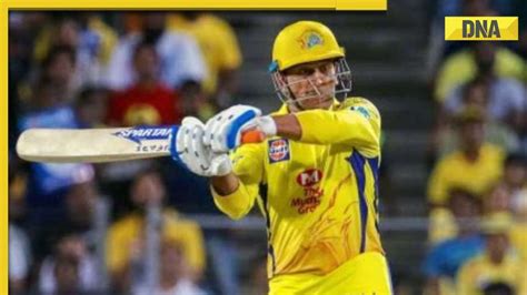 Watch Ms Dhoni Plays Fine Cricketing Shots While Training For Csk