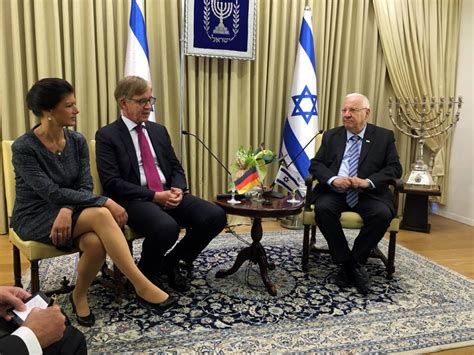 Sahra wagenknecht (linkspartei) verweist auf die erfolge von rechtsradikalen in ganz europa: Zur Israelreise der Fraktionsvorsitzenden (Sahra ...