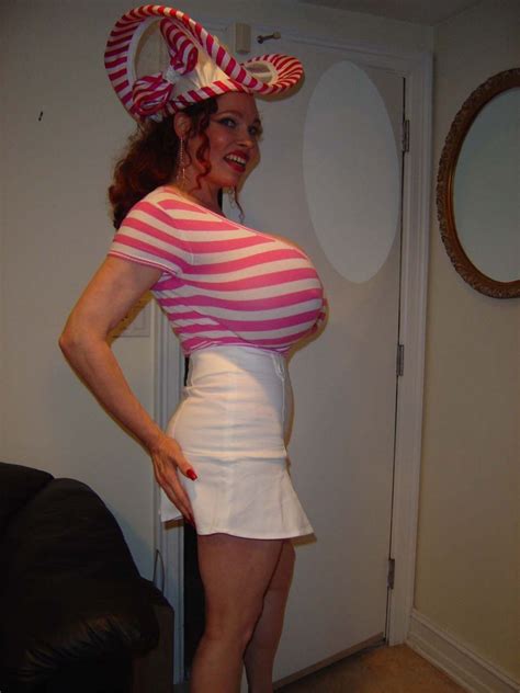 Sensual Mom Bod Titty Female Form Voluptuous Big And Beautiful Pink Stripes Barrett
