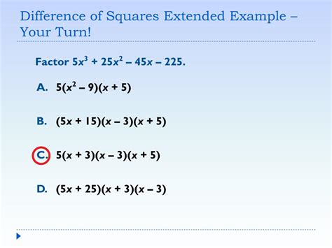 PPT - Difference of Squares PowerPoint Presentation, free download - ID ...