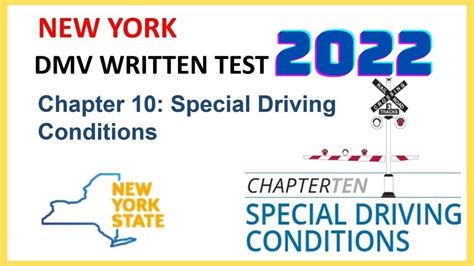 New York Dmv Written Test 2022 Answers Chapter 10 Special Driving