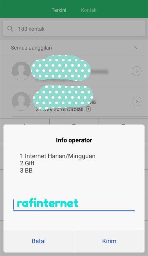 Harus menggunakan kartu indosat ntah itu im3 atau mentari, karena trik internet gratis indosat ooredoo ini khusus hanya untuk indosat. Cara transfer kuota Indosat Ooredoo IM3 2019 terbaru dan ...