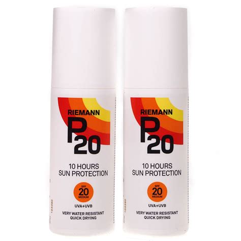 Riemann P20 Spf20 100ml Once A Day Sun Cream Sunscreen Lotion Ebay