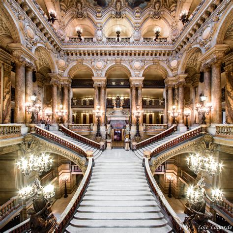 The Main Stair Inside Opera Garnier In Paris By Loïc Lagarde Photo