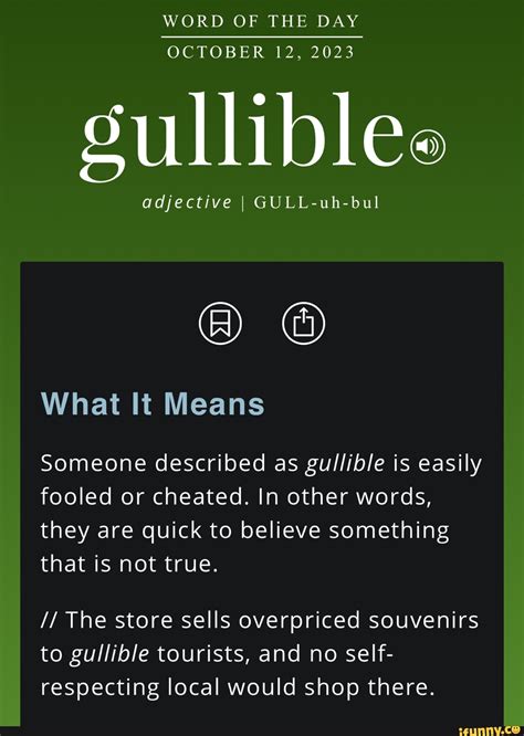 Word Of The Day October 12 2023 Sulliblee Adjective I Gull Uh Bul What