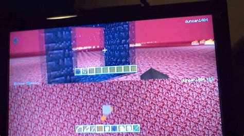 How To Make A Invisible Nether Portal Youtube