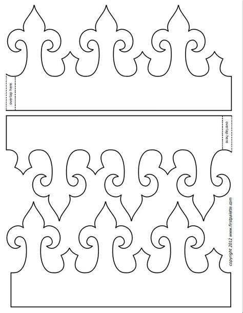 Royal Paper Crowns  Crown template, Paper crowns, Crown for kids