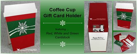 The home of thoughtful gifts for coffee lovers. Holiday Coffee Cup Gift Card Holder ... - CutCardStock.com