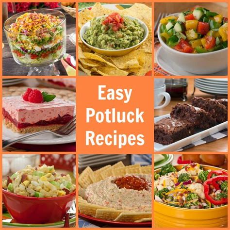 Taking food to a party? Easy Potluck Recipes: 58 Potluck Ideas | Potlucks, Easy ...