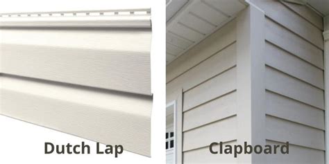 Two Pictures Side By Side With The Same Siding Material