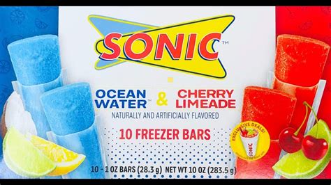 Review On The Sonic Freeze Pop Cherry Limeade Youtube