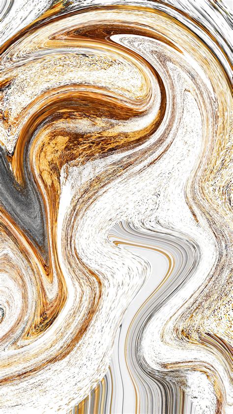 Marble Texture With Gold And Gray Swirls Mobile Phone Wallpaper