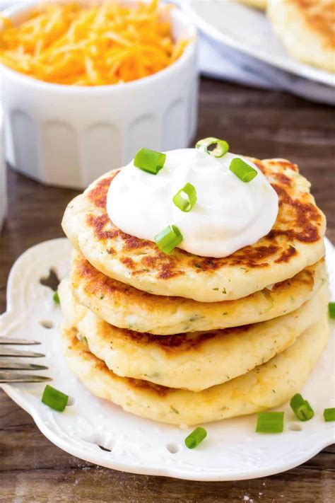 Potato Pancakes Made With Leftover Mashed Potatoes Lil Luna