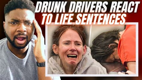 🇬🇧brit Reacts To Drunk Drivers Reacting To Recieving Life Sentences Youtube