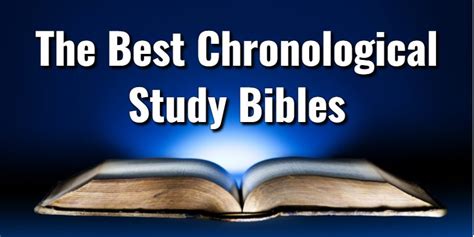 The 5 Best Chronological Study Bibles For 2024 Comparedlords Library