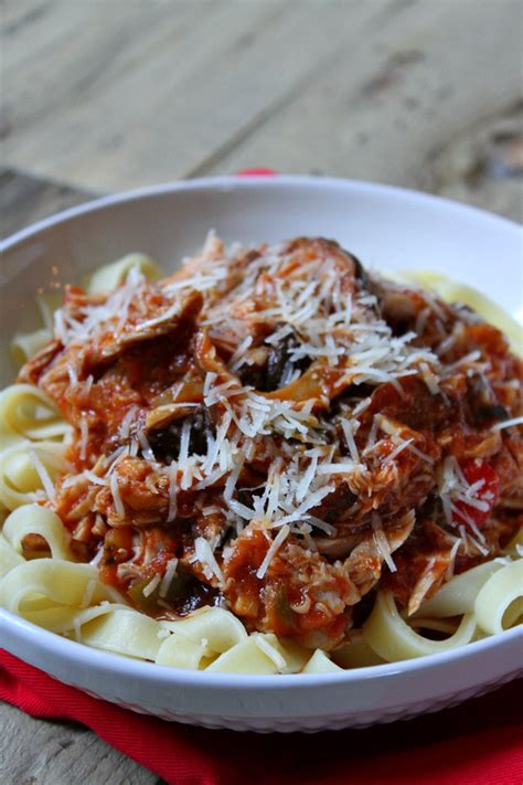 Simply toss your bird in, set it, and forget it until dinnertime. Slow Cooker Chicken Cacciatore - Recipe Girl