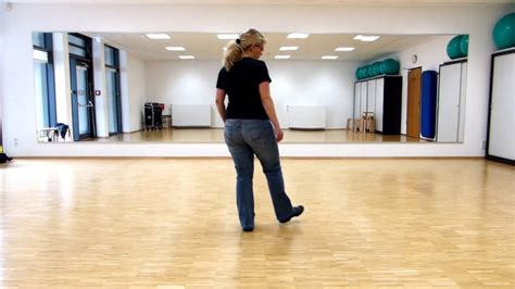 Line Dance Kurs Anfänger One Step Forward Two Steps Back Demo And Schritterklärung Deutsch