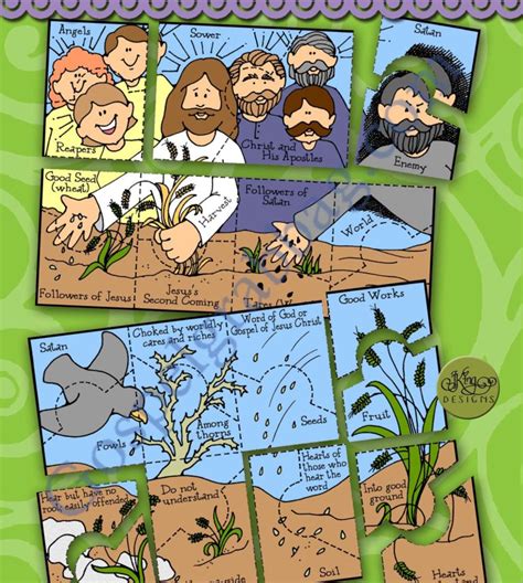 Parables Of Jesus Activity Parable Of The Sower And The Wheat And