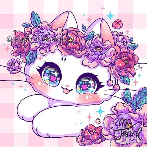 🐰 J E N N I 🐰 On Instagram Flower Crown Kitty 🐱 🌼⚘️