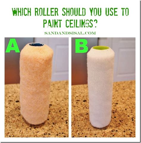 If you have decided to take a shot at painting your own ceilings, a paint roller is the best tool to start with because it is not as expensive as a sprayer and is faster than a paintbrush. How to Brighten a Room - Sand and Sisal