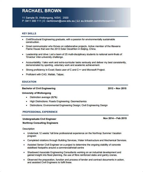 Civil engineer role is responsible for civil, engineering the work experience section should be the detailed summary of your latest 3 or 4 positions. 19+ Civil Engineer Resume Templates - PDF, DOC | Free ...