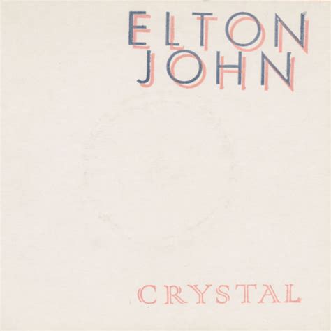 Elton John Crystal 1983 Vinyl Discogs
