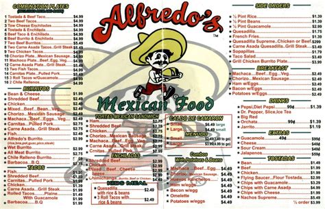 Mexican canned food at mexgrocer.com, the largest nationwide online grocery shopping store for authentic mexican food, mexican cooking skip to menu. Alfredo's Mexican Food Menü - Urbanspoon/Zomato