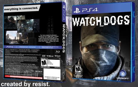 Watch Dogs Playstation 4 Box Art Cover By Resist
